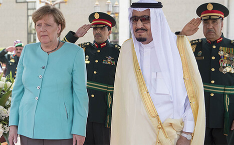 Merkel besucht Saudi Arabien – Saudis wollen engere militärische Beziehungen zu Deutschland. 