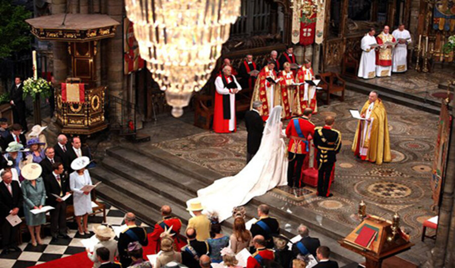 Haben Sie Gott bei der Hochzeit gesehen?
