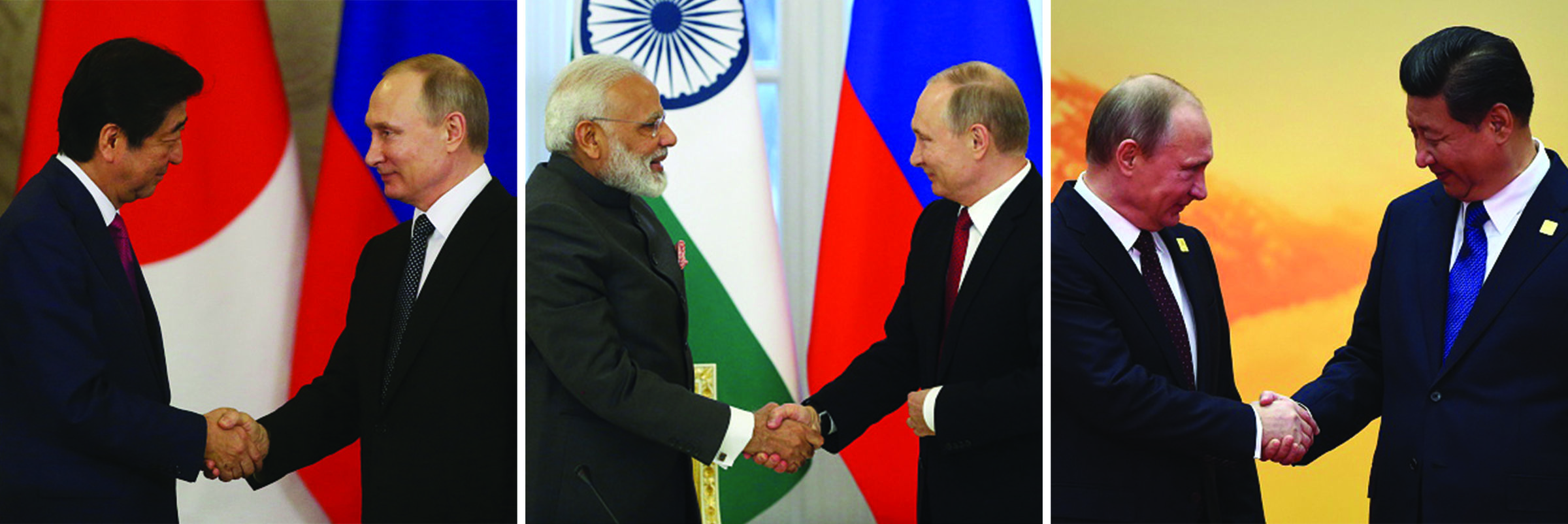 Putin With Asians