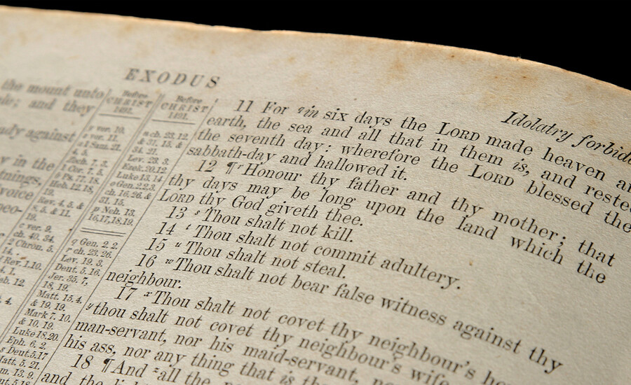 Die Zehn Gebote sind aktueller denn je