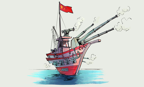 „Jedes chinesische Schiff ist ein kriegsschiff“