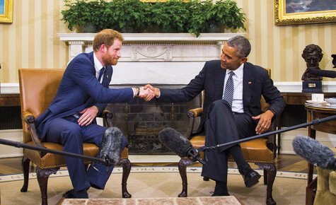 Barack Obama und sein Freund Prinz Harry