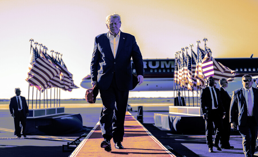 Präsident Trump wird von der Grand Jury in Manhattan angeklagt