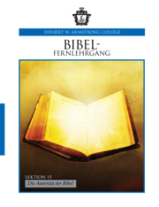 Lektion 15: Das Buch der Bücher – die Heilige Bibel