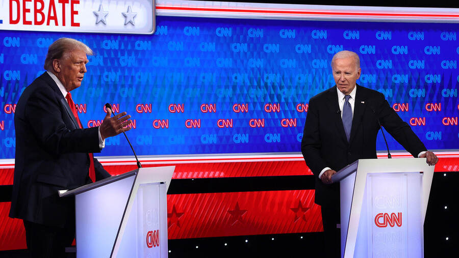 Die Präsidentschaftsdebatte: Eine Katastrophe für Biden
