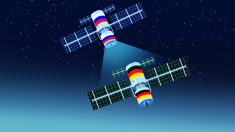 Deutschland rast ins All