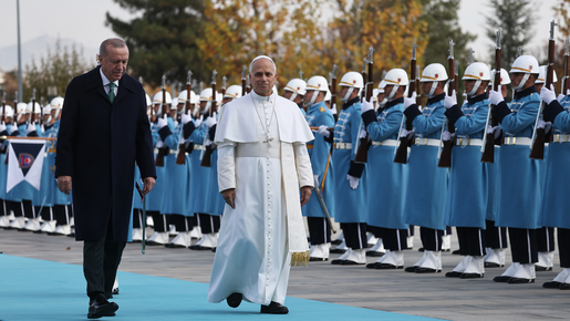 Papst besucht Erdoğan, gedenkt Nizäa