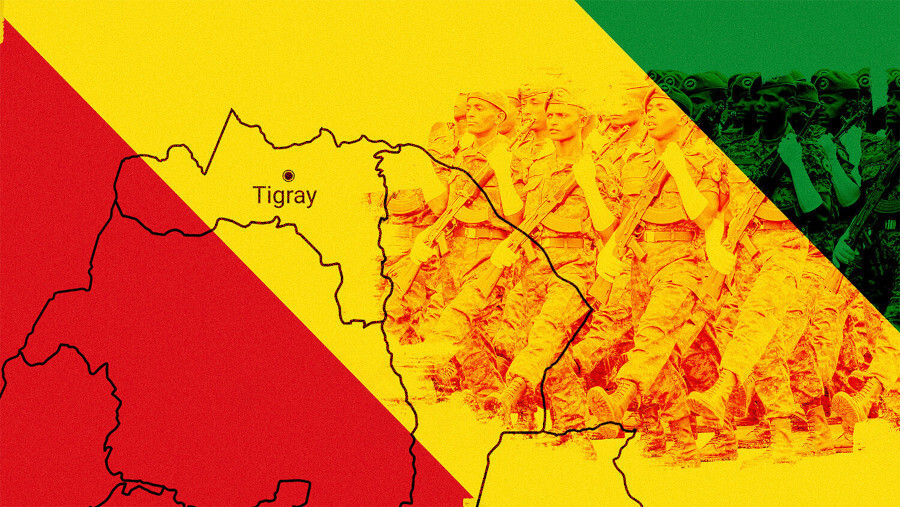 Äthiopische Truppen sind auf dem Vormarsch