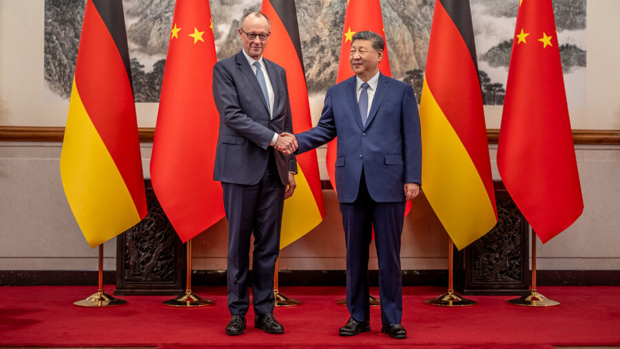 Deutschland und China vereinigen sich gegen Amerika
