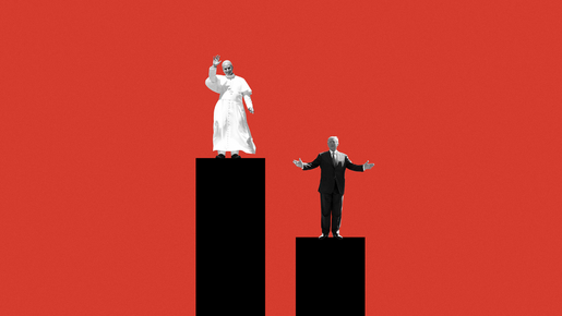 Papst beliebter als Trump