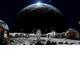 Eine Stadt auf dem Mond