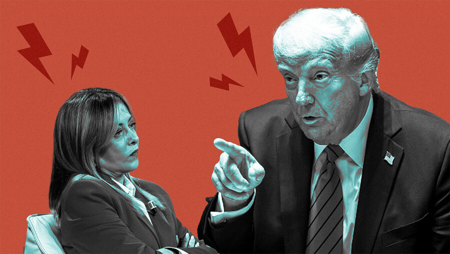 Meloni und Trump liefern sich einen verbalen Schlagabtausch